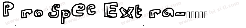 Prospec Extra字体转换